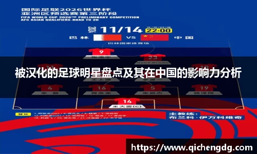 被汉化的足球明星盘点及其在中国的影响力分析